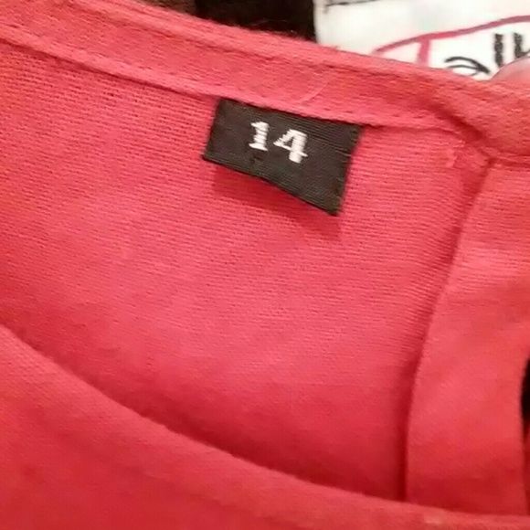 Size 12 Pant Suit, rust/black/tan striped pants - Picture 6 of 7